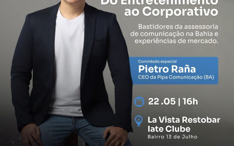 Café FPress! recebe o jornalista Pietro Raña, referência em comunicação na Bahia