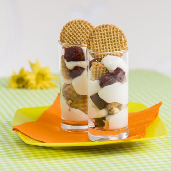Receita prática para curtir a Copa do Mundo: Verrine de Biscoito Maria