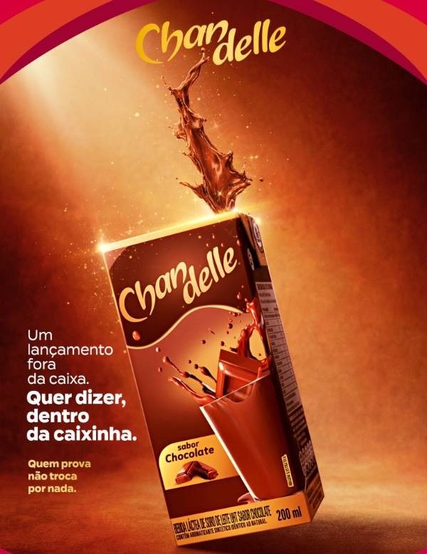 Chandelle estreia no mercado de bebidas lácteas
