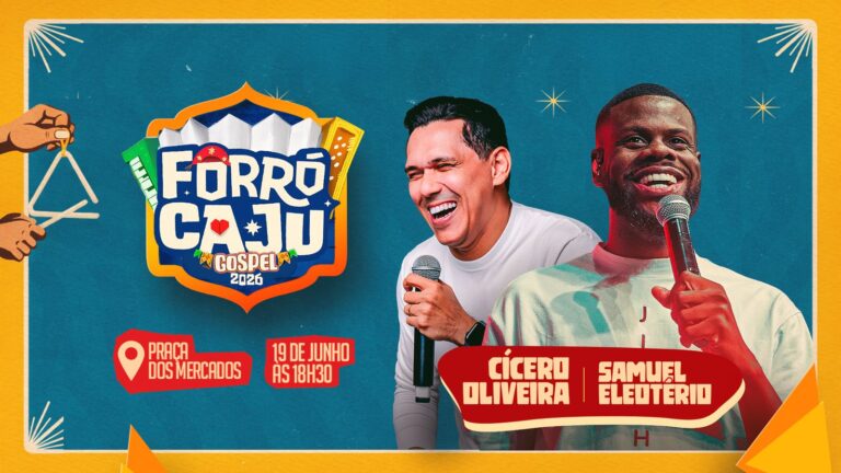 Forró Caju Gospel reúne atrações cristãs na programação junina da Capital