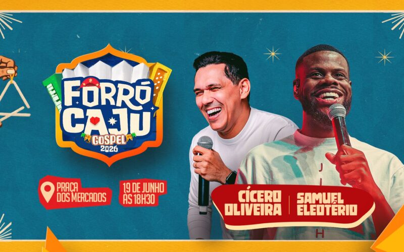 Forró Caju Gospel reúne atrações cristãs na programação junina da Capital