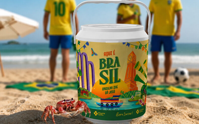 Shopping Jardins presenteia consumidores com cooler exclusivo