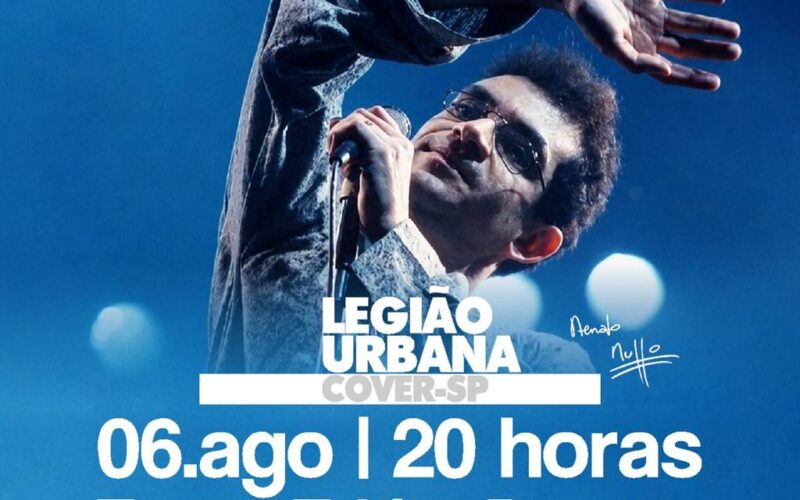 Legião Urbana Cover-SP traz a Aracaju espetáculo que recria a atmosfera dos shows de Renato Russo