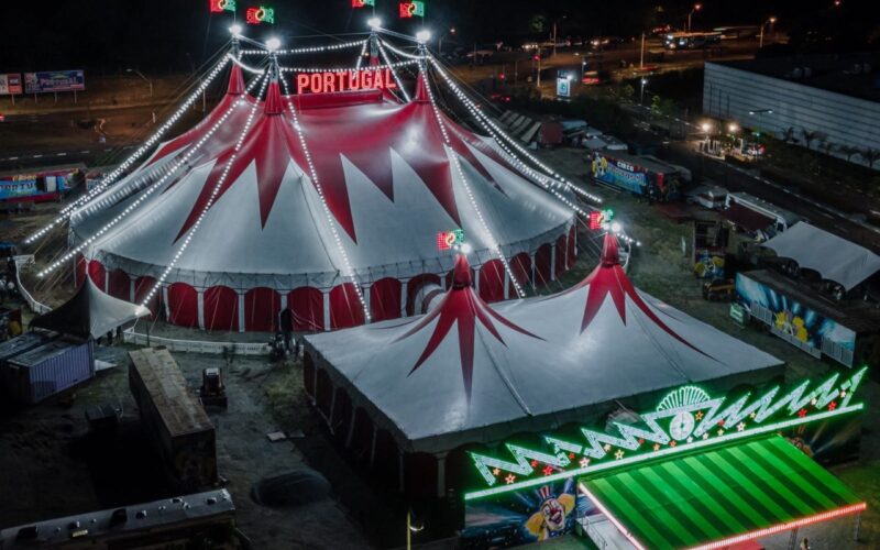 Após 15 anos, Circo Portugal volta a Aracaju com estrutura grandiosa e atrações inéditas