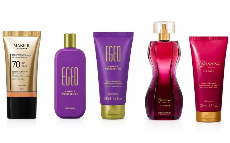 Da “baunilha roxa” à maquiagem com skincare: as novidades do Boticário para agosto