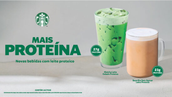 Starbucks aposta em leite proteico no Brasil