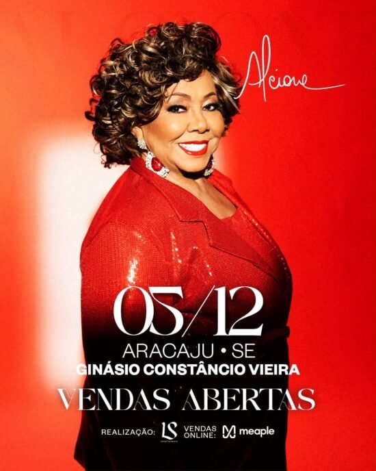 Alcione celebra 50 anos de carreira com show em Aracaju em dezembro
