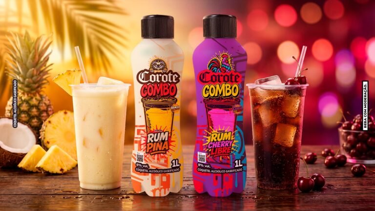 Corote Combo estreia Rum em sua linha RTD com novos sabores Rum Piña e Rum Cherry Libre